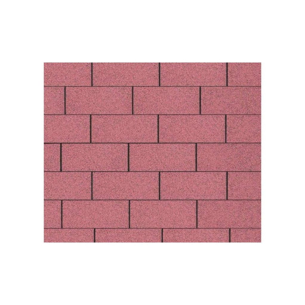 Gartenpirat Dachpappe Bitumen-Dachpappe 3 m² rot rechteckig Dachschindeln für Carport, 3 m² pro Paket, für Gartenhäuser, Gerätehäuser, Pavillons, Carports
