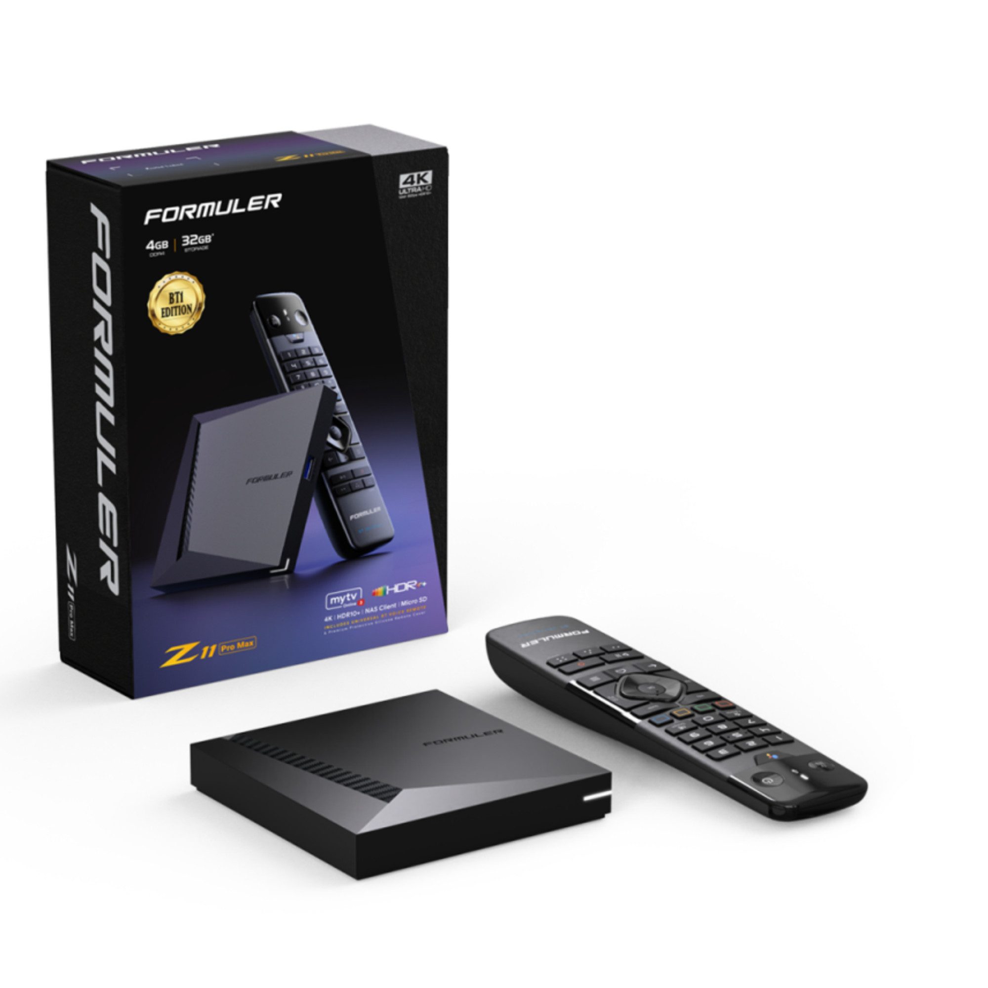 FORMULER Streaming-Box Z11 PRO MAX BT1-Edition Android 11 OTT Medien Player 4GB RAM 32GB