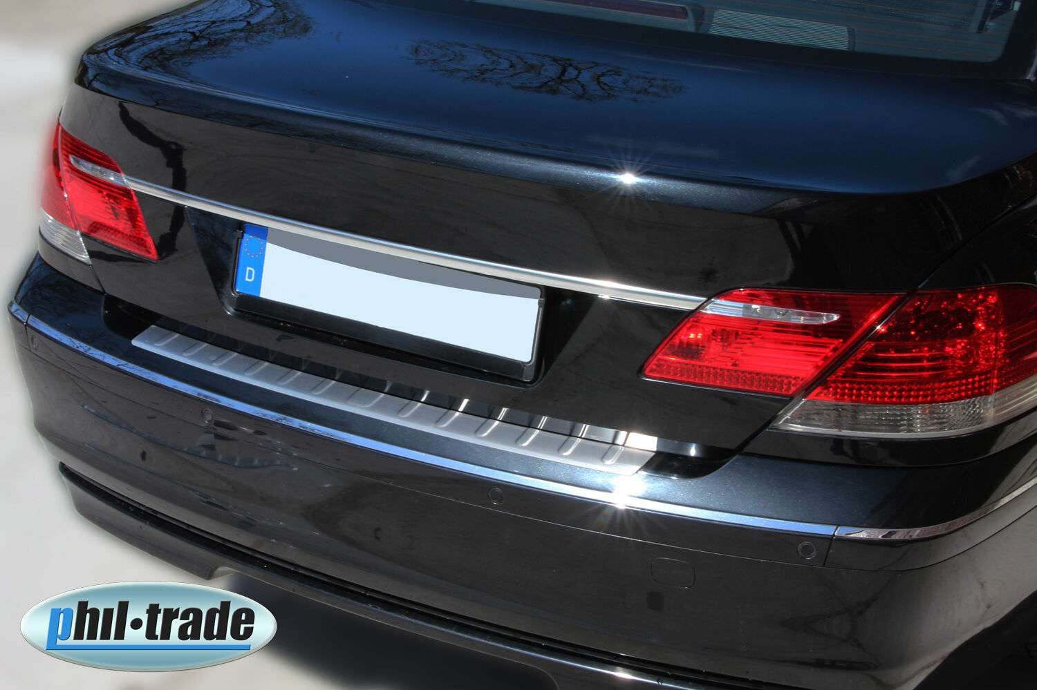 Ladekantenschutz für BMW 7er E65, 2002-2008 Stoßstangenschutz