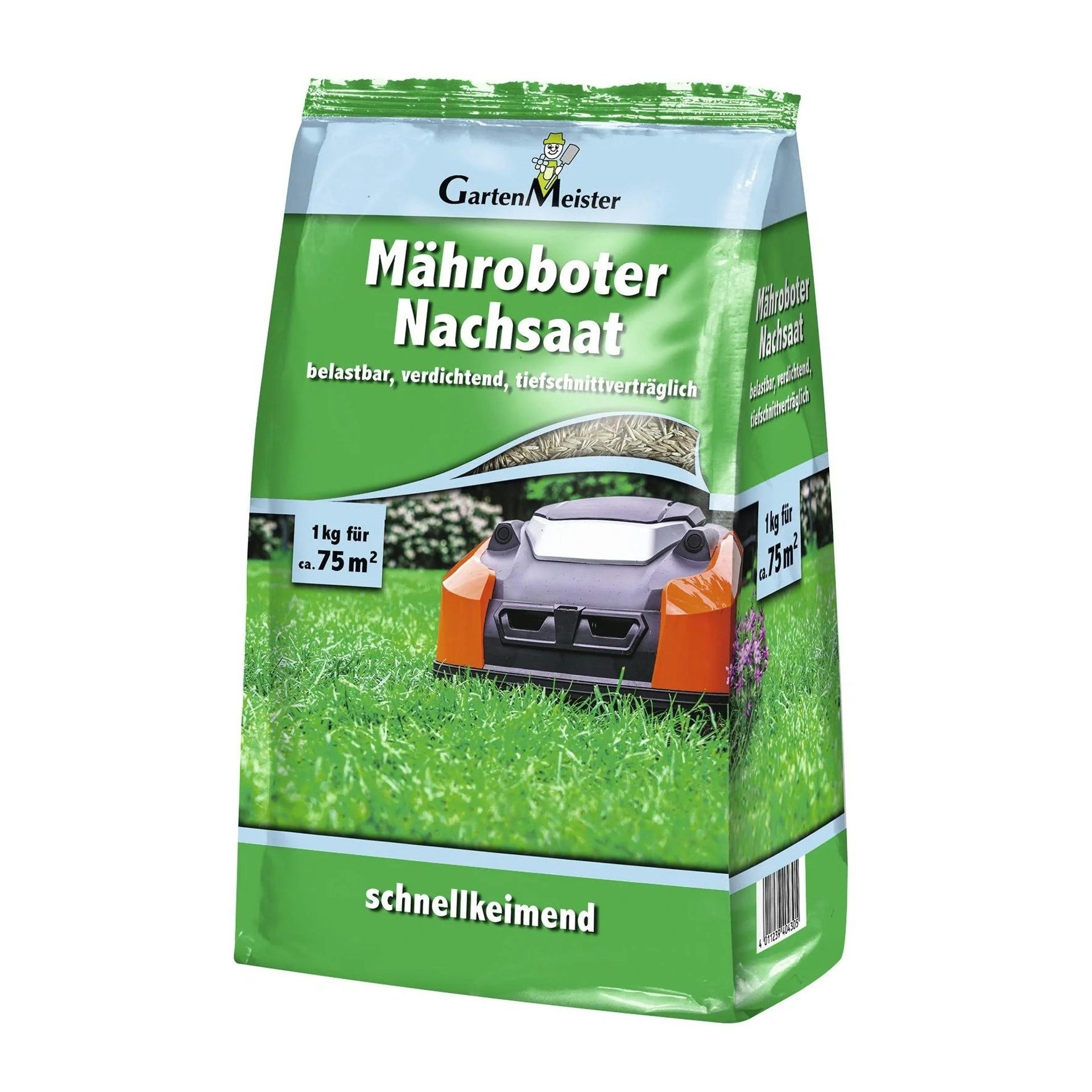 Gartenmeister Rasensamen Rasensamen Mähroboter Nachsaat, 1 kg