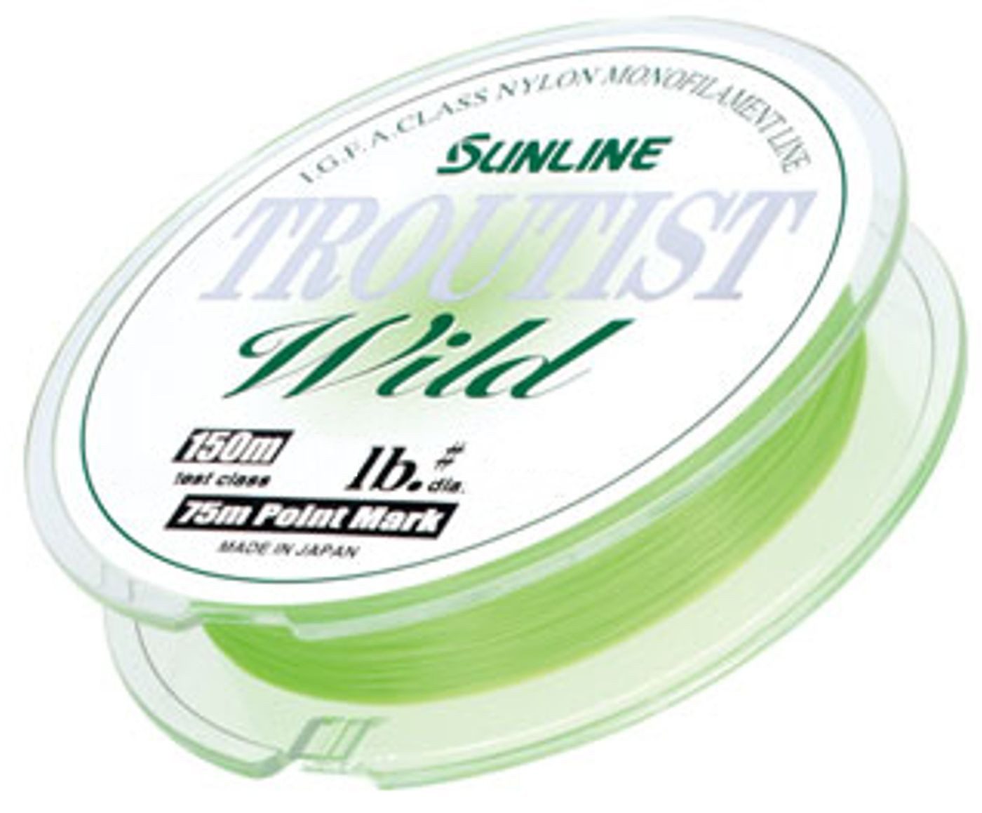 Sunline Angelschnur Sunline Troutist Wild Mat Green 150m - Monofile Schnur, 0.128 m Длина, 0.128 mm Fadendurchmesser, (150-St)