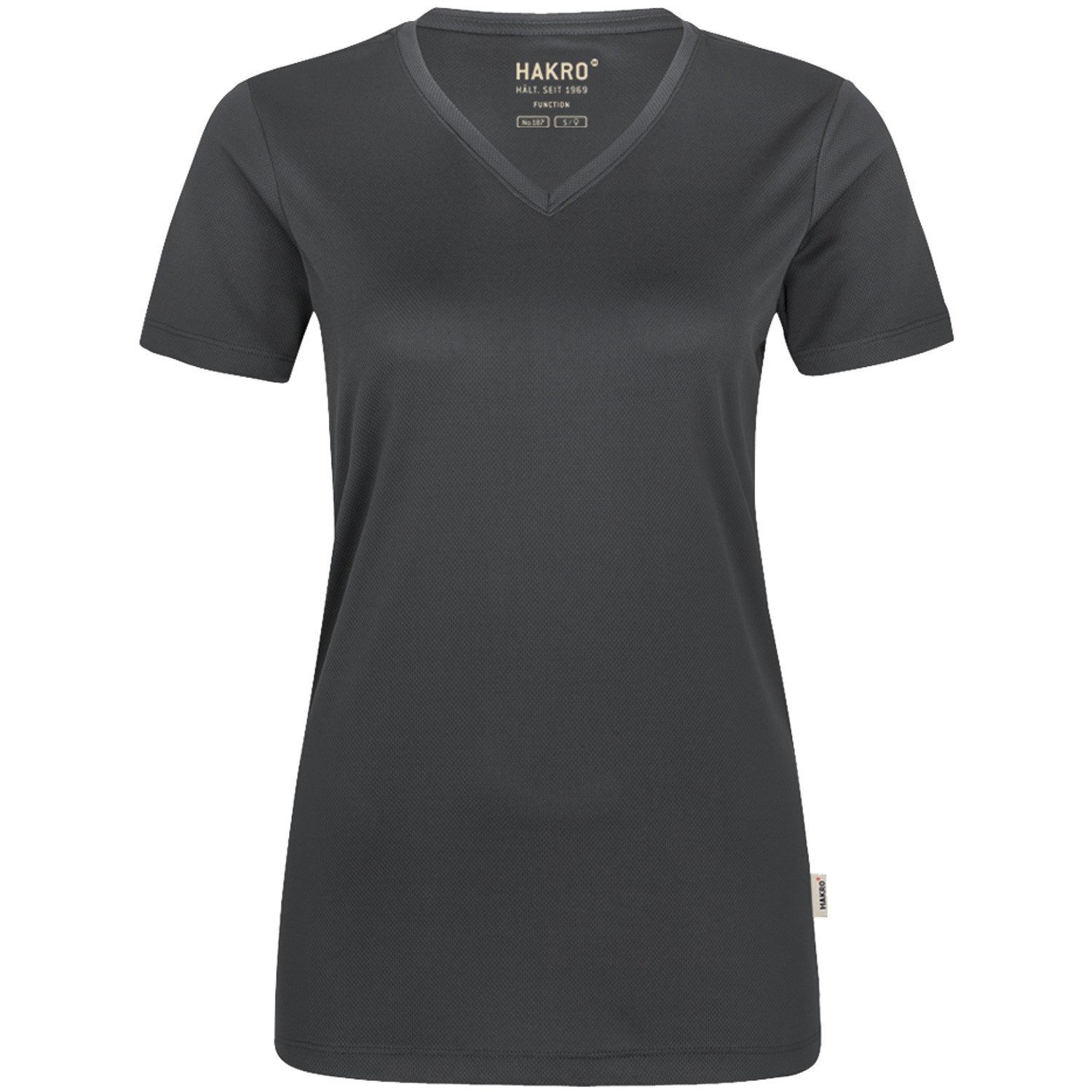 Hakro T-Shirt Damen V-Shirt "COOLMAX®" 187