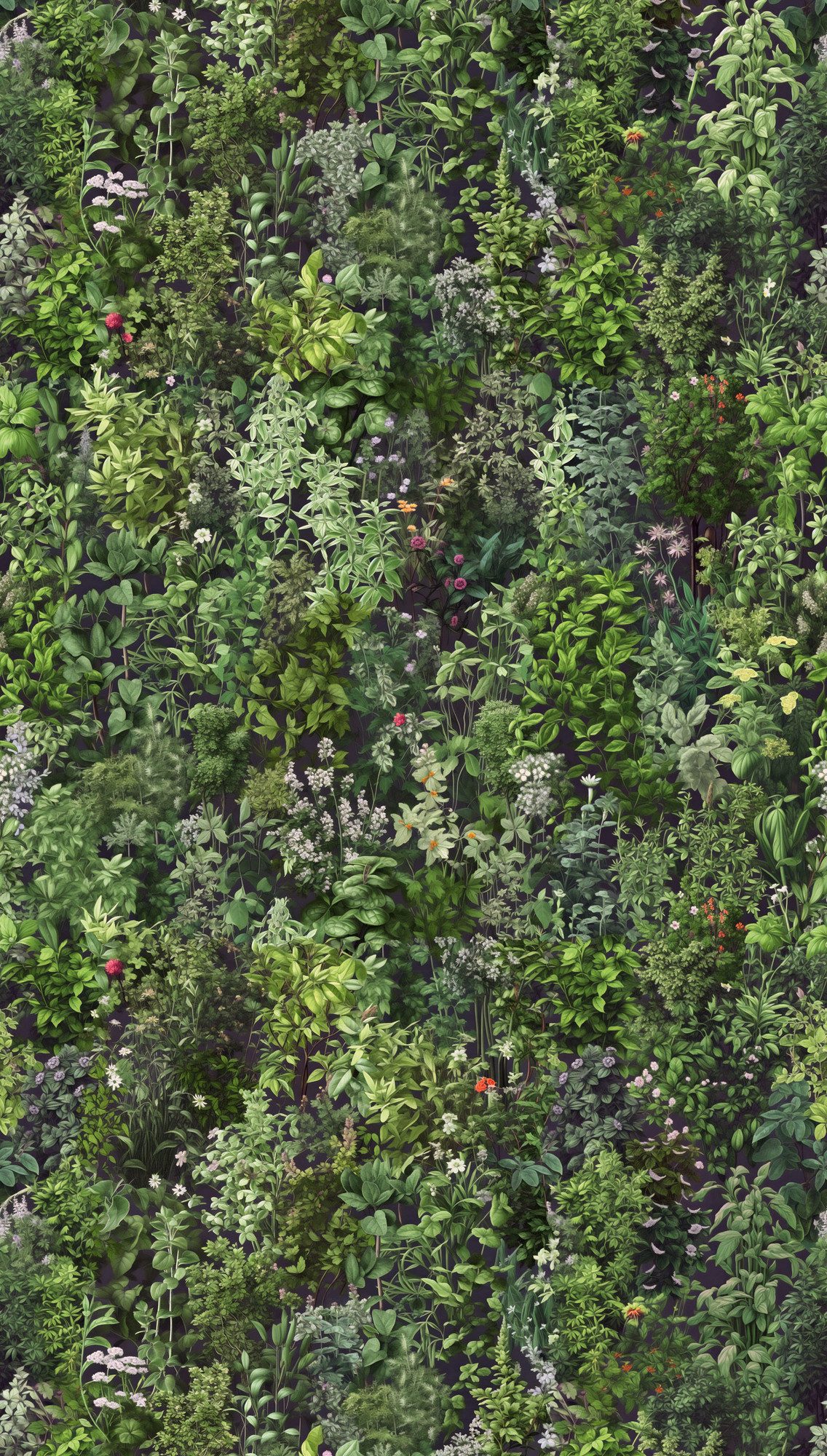 living walls Fototapete The Wall 4 Botanic – Üppige tropische Pflanzen Vlies-Fototapete, leicht strukturiert, matt, tropisch, botanisch, (1 St), Üppige tropische Pflanzen mit natürlicher Tiefenwirkung