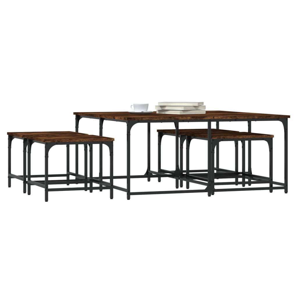 vidaXL Couchtisch Satztische 5 Stk. Räuchereiche günstig online kaufen