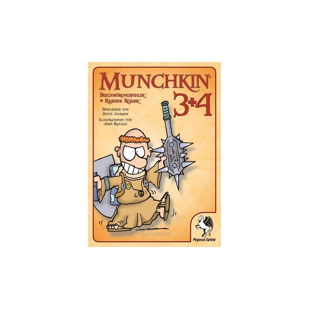 Pegasus Spiele Spiel, Munchkin - Erweiterungsdoppelpack 3+4 (DE-Ausgabe) Familienspiel 17224G