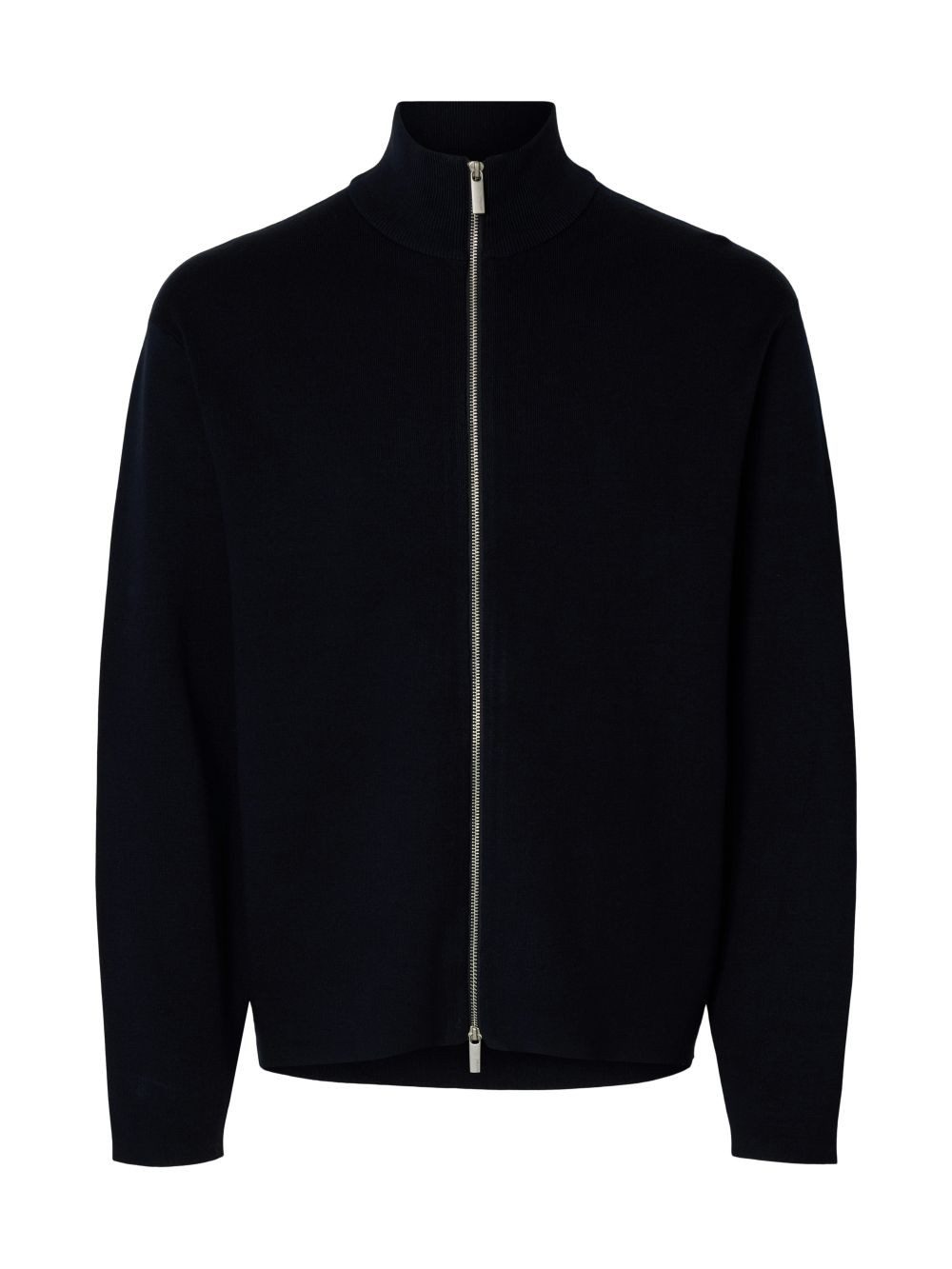 SELECTED HOMME Strickpullover SLHTELLER FN RELAXED ZIP CARDIGAN aus Viskosemix