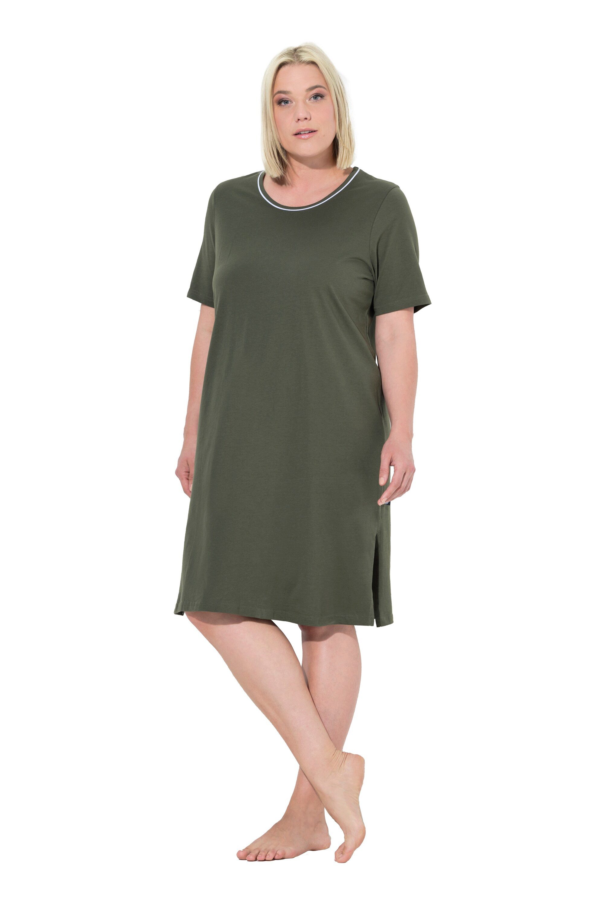 Ulla Popken Bigshirt Bigshirts 2er-Pack Rundhals/V-Ausschnitt günstig online kaufen