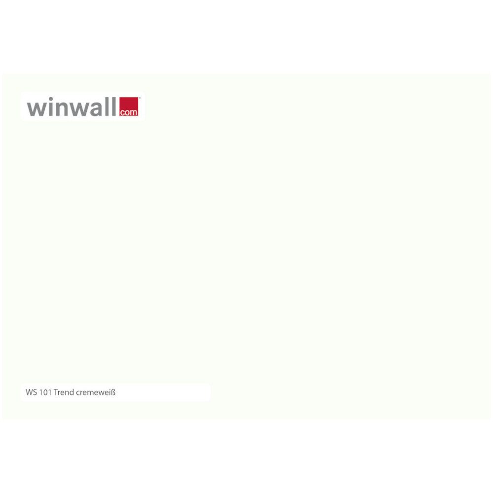 winwall Duschrückwand Duschrückwände ALU-Verbundplatte Dekor: Cremeweiß, (1-tlg), Wandverkleidung aus Alu