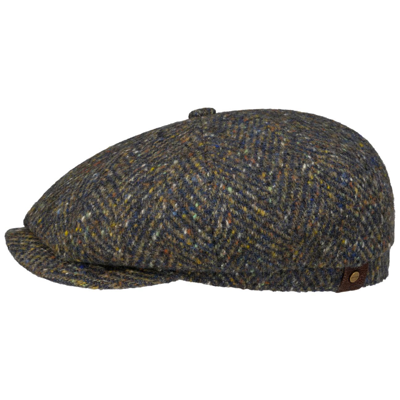 Stetson Flat Cap (1-St) Wollcap mit Schirm, Made in the EU