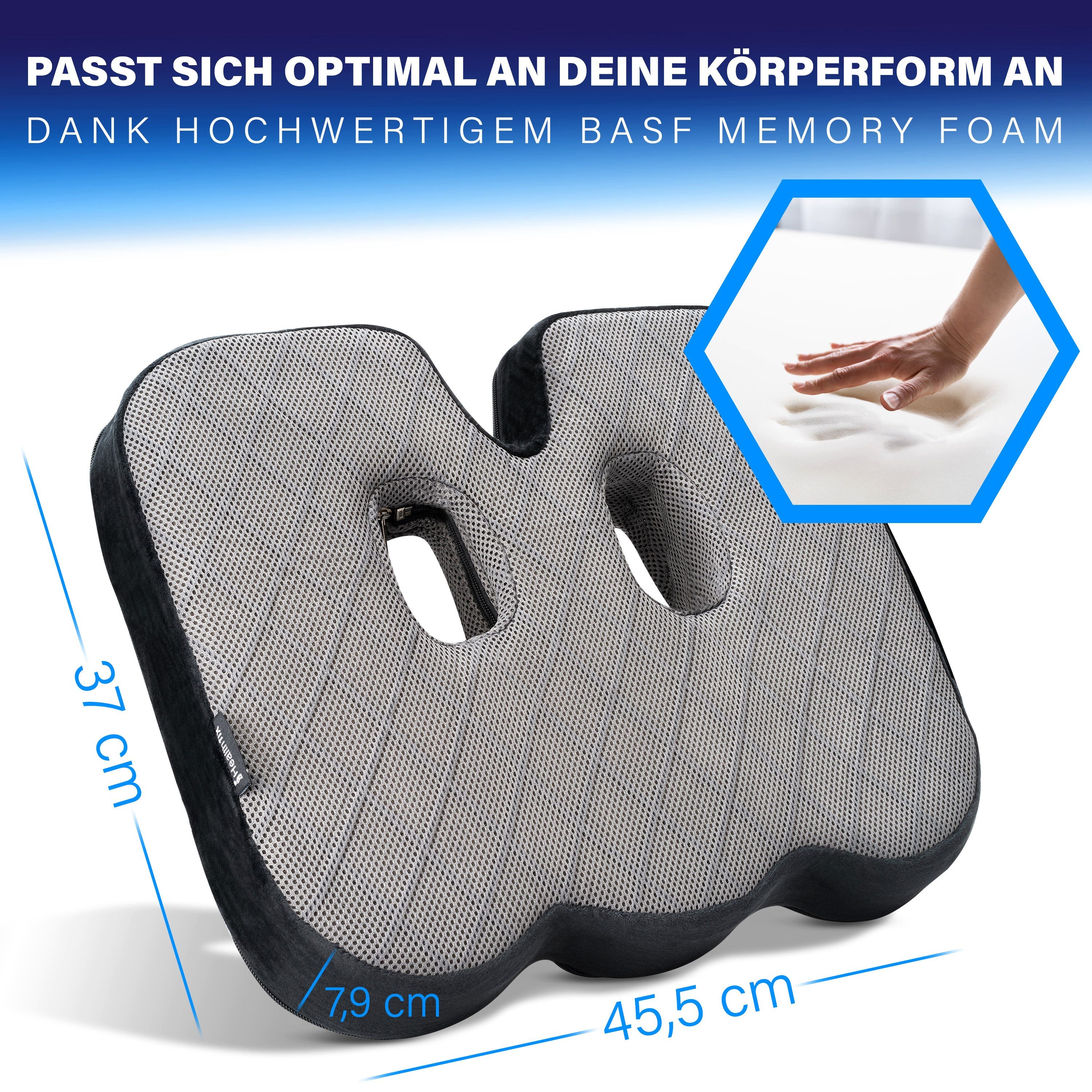 Healthfix Steißbeinkissen Healthfix Sitzkissen – Bild 4 von 5