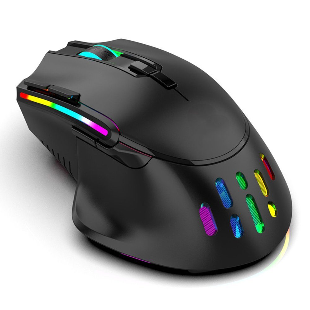 Housruse Mouse Wireless Gaming Ergonomische Laptop-Gaming-Maus Schwarz Maus