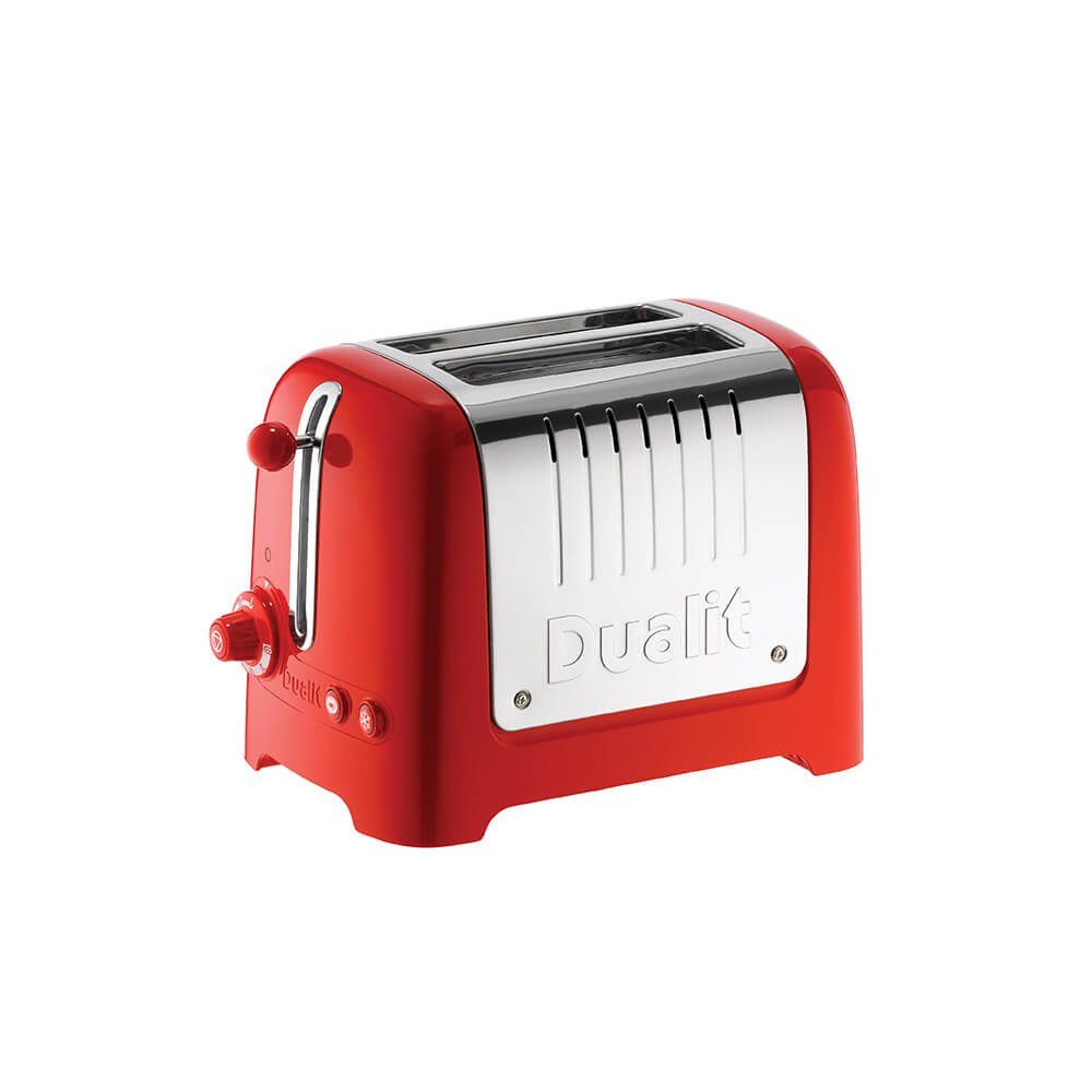 Dualit Toaster Toaster Lite 2-Scheiben, 2 kurze Schlitze rot