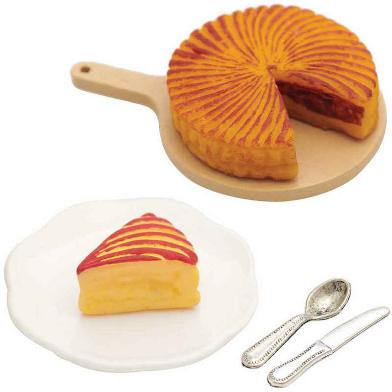 Rico Design Wichtel Miniatur Kuchen Set 6teilig - Wichtel- und Puppenhaus