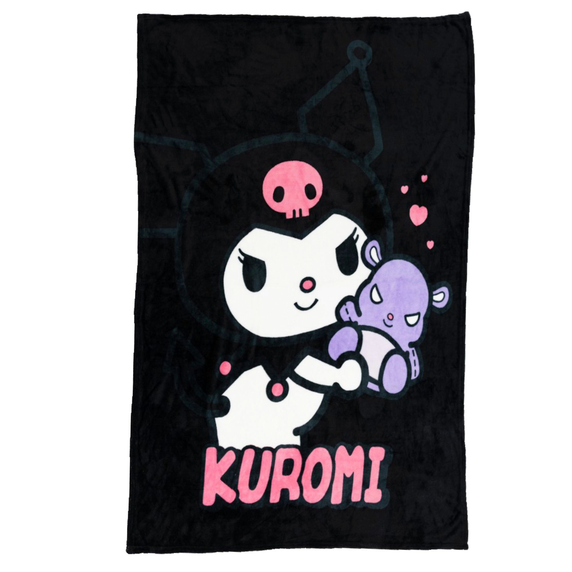 Wohndecke Hello Kitty Kuromi Kinder Fleece Decke warme Kuscheldecke 100x140 cm, Hello Kitty