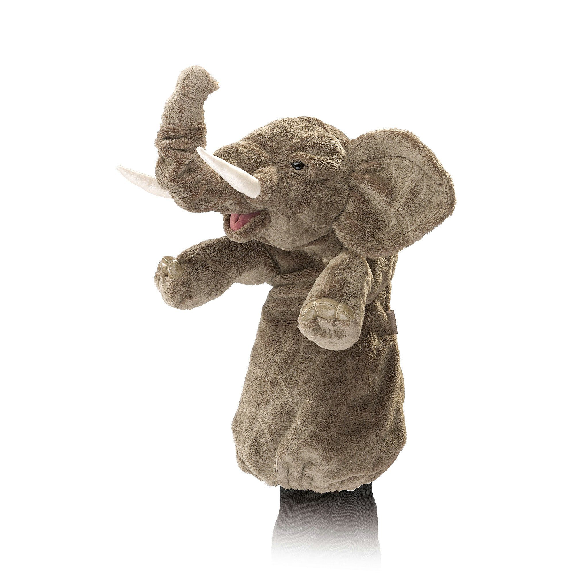 Folkmanis Handpuppen Handpuppe Folkmanis Handpuppe Elefant für die Puppenbühne 2830 (Packung)
