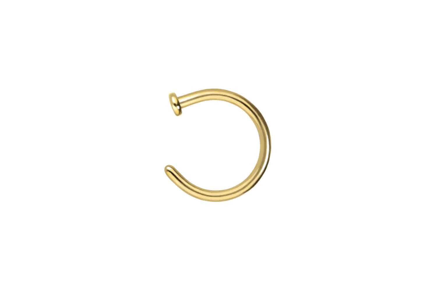 PIERCINGLINE Nasenpiercing Titan Nasenring offen PLATTE günstig online kaufen