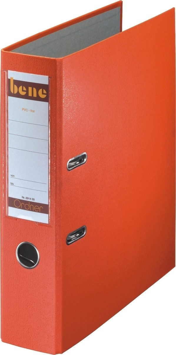 Aktenordner Ordner A4 Kunststoff 80mm orange