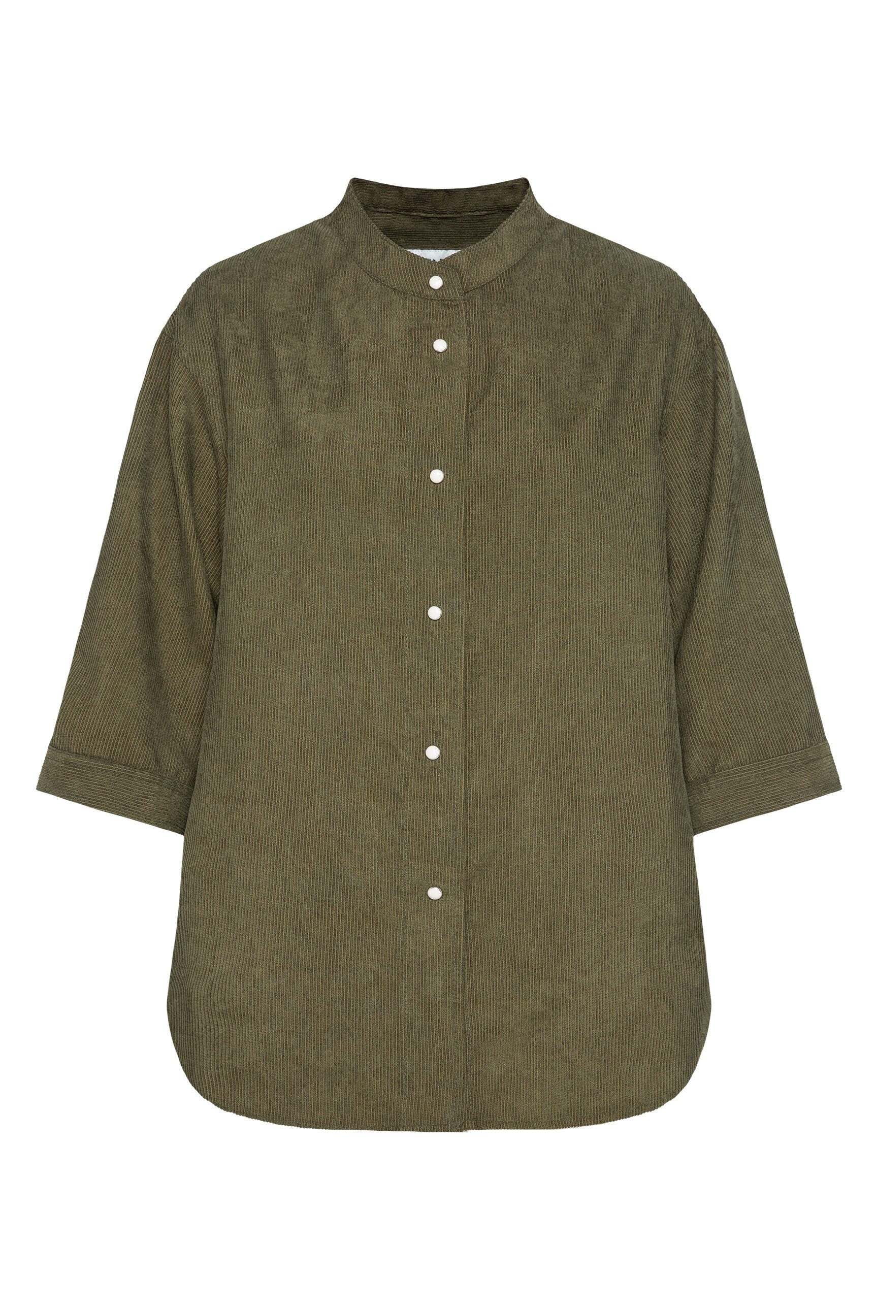 SENSES.THE LABEL Kurzarmbluse aus Feincord