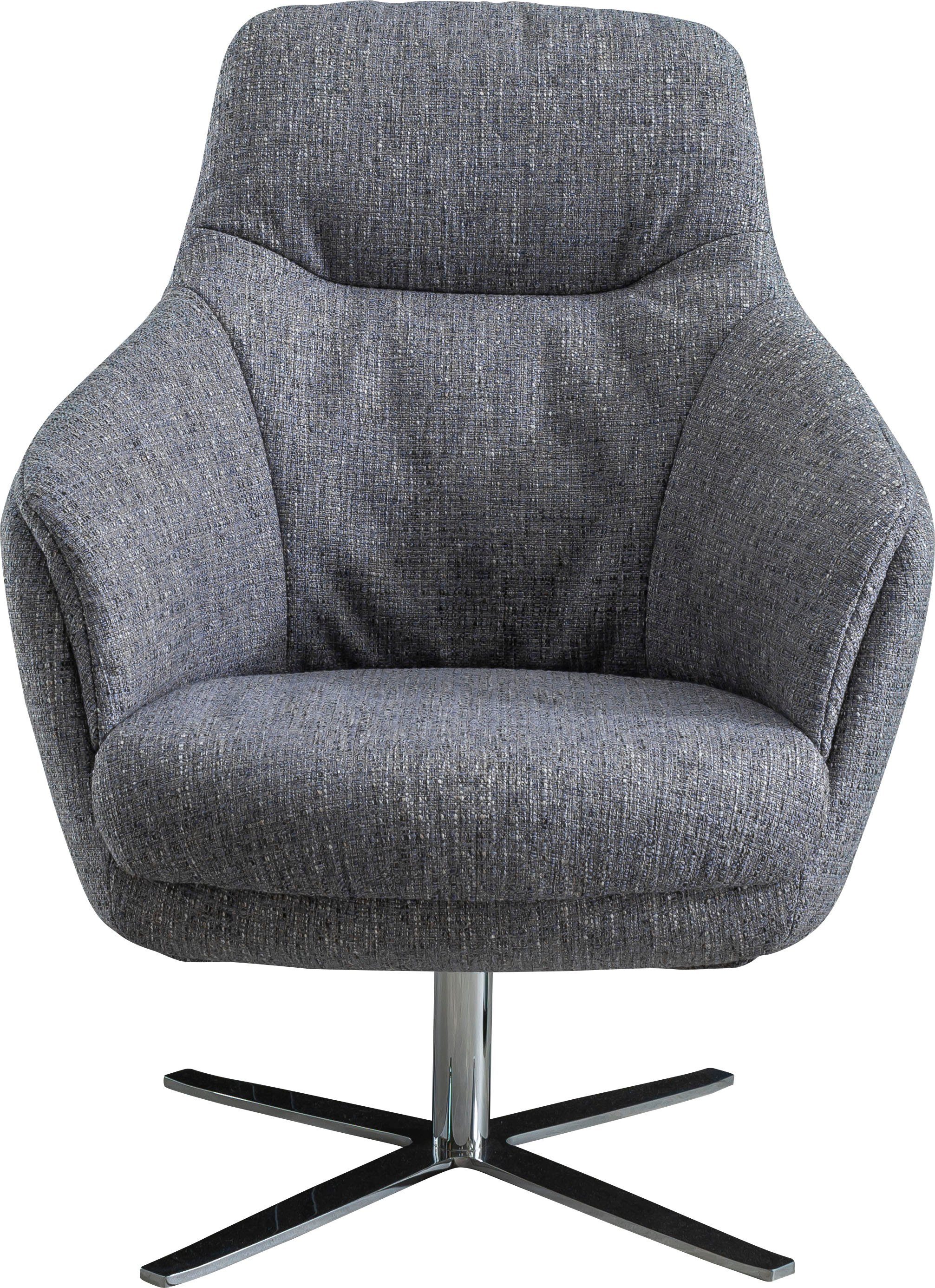 SCHÖNER WOHNEN-Kollektion Drehsessel Sky Sessel bequemer Loungesessel mit tollem Sitzkomfort, wahlweise mit Wippfunktion für noch mehr Wohlfühlkomfort