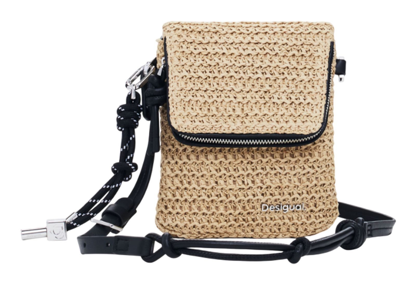 Desigual Handytasche Logo Raffia Phone Bag