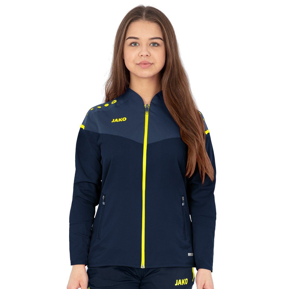 Trainingsjacke Champ 2.0 (Präsentation) marineblau/gelb Damen
