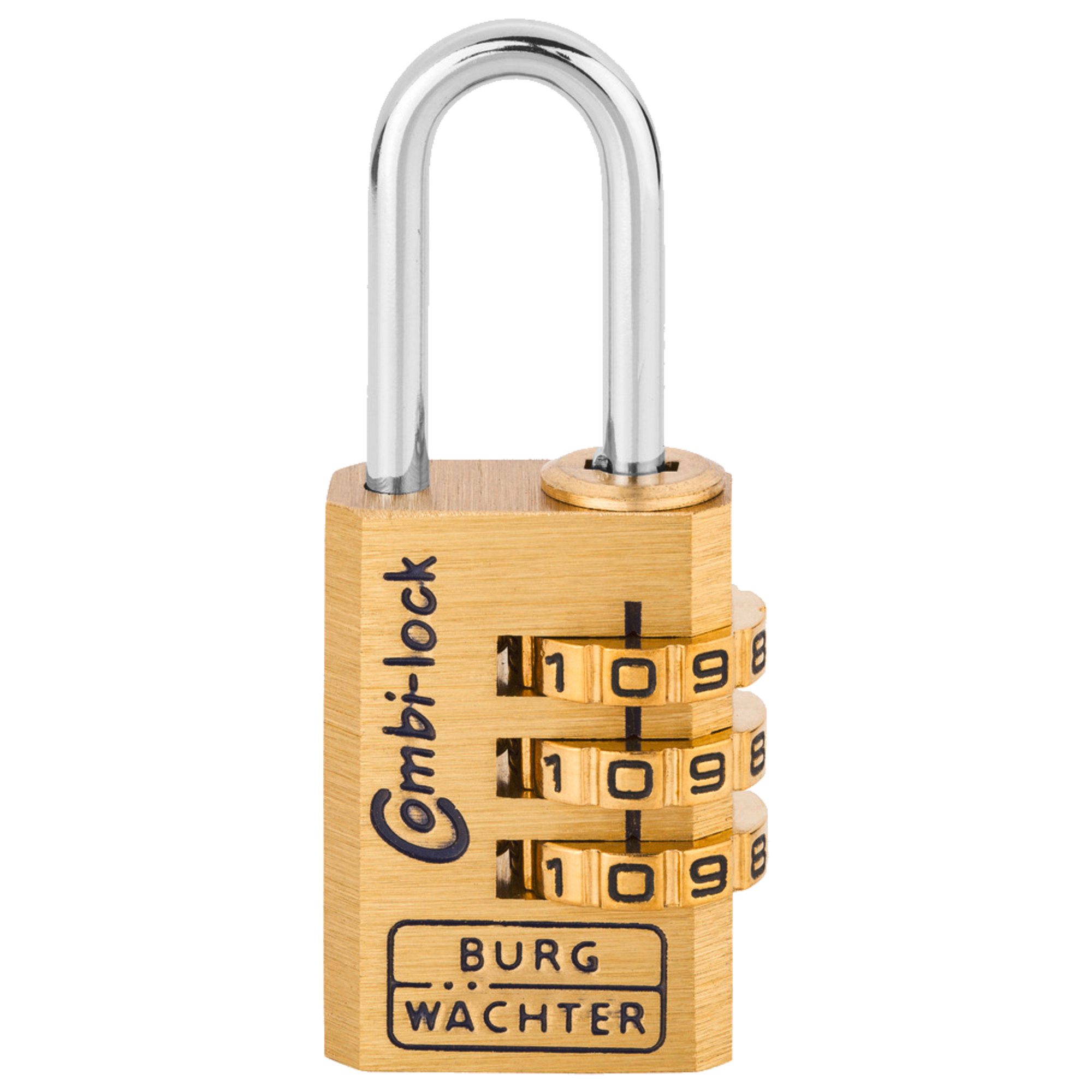 Burg Wächter Kettenschloss Vorhängeschloss Combi Lock 80 20 M magenta