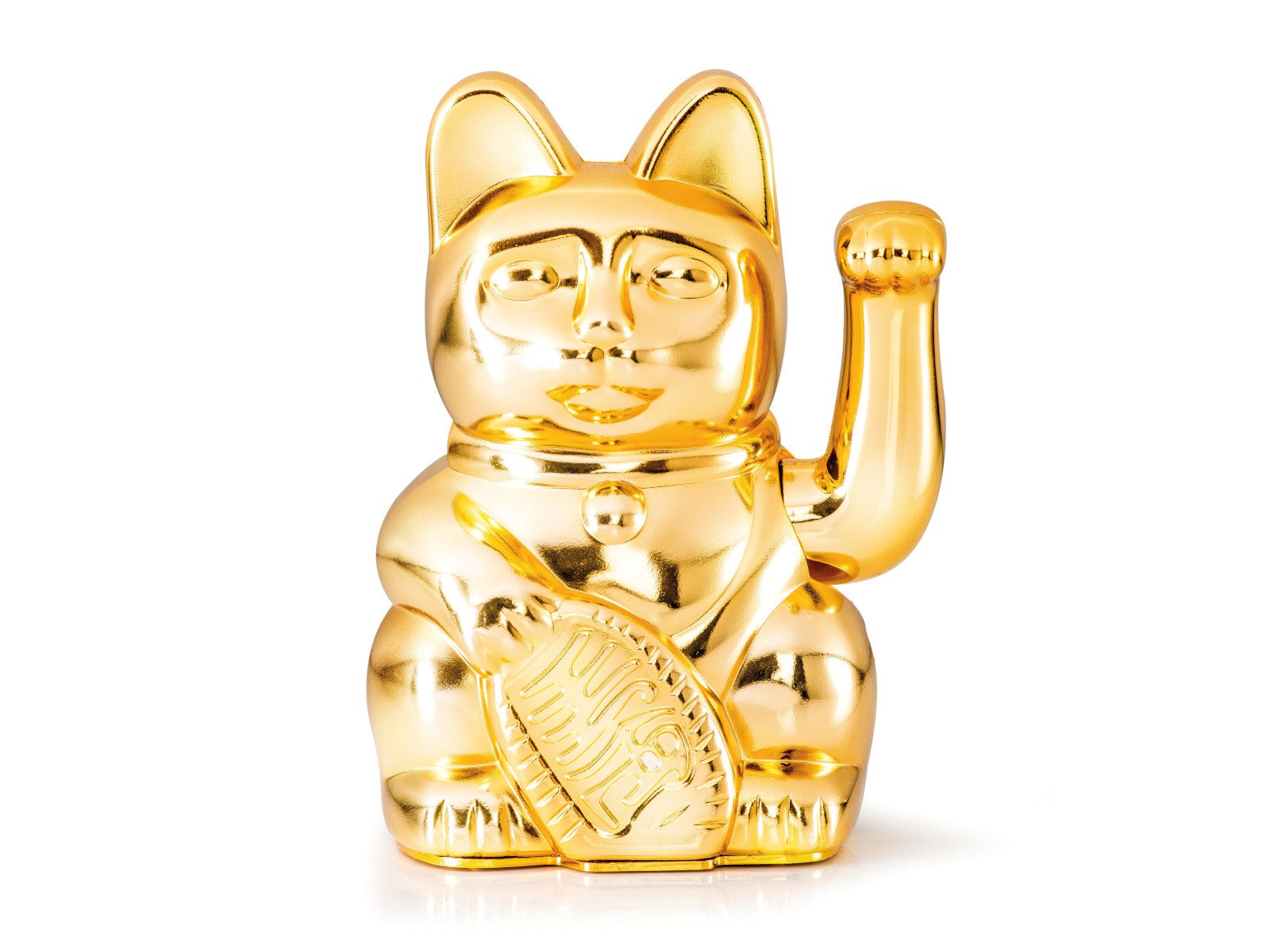 Donkey Products Dekofigur Lucky Cat Egypt Winkekatze gold 15cm