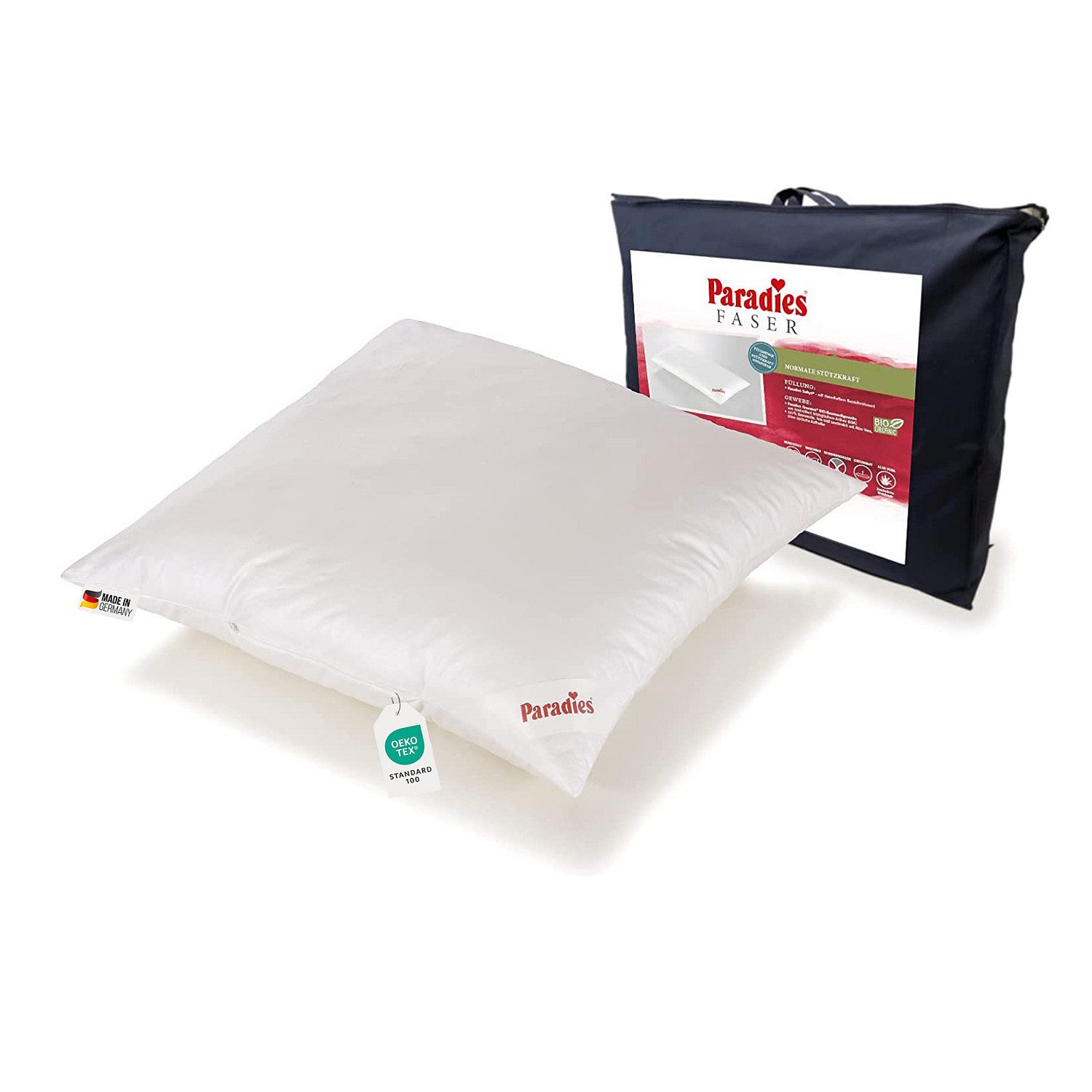 Paradies Kunstfaserkopfkissen Paradies Softy extra Kopfkissen Kissen Faserk günstig online kaufen