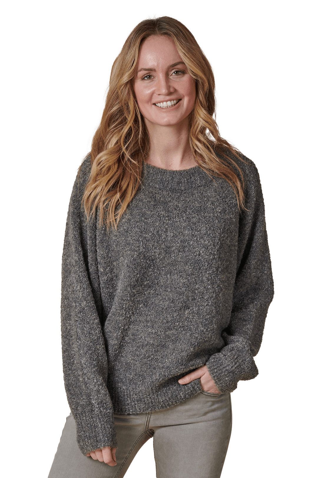 Zhrill Strickpullover Strickpullover ZHLUANA SOFT Schwarz günstig online kaufen