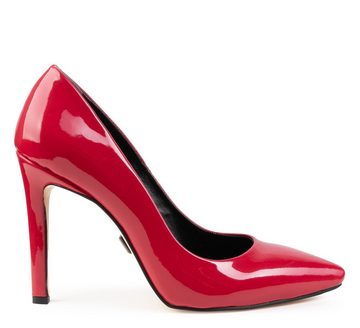 Michael Soul Lucia Rot Lack High-Heel-Pumps Hochwertige High-Heel Pumps mit einem stabilen 10cm Absatz