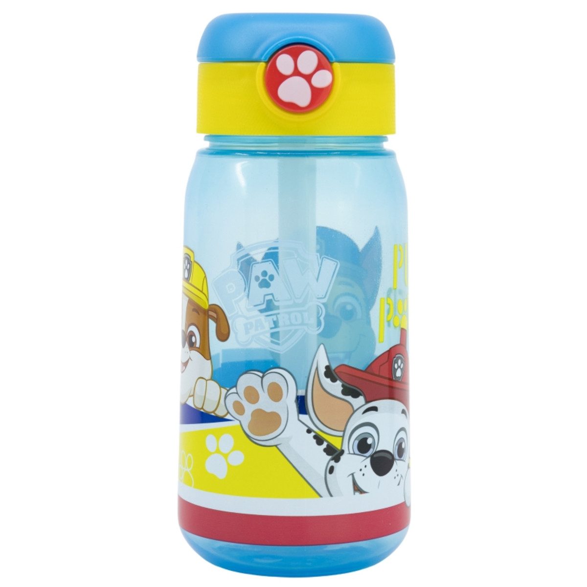 Storline Trinkflasche Paw Patrol 510ml Kinderflasche mit Trinkhalm & Deckel