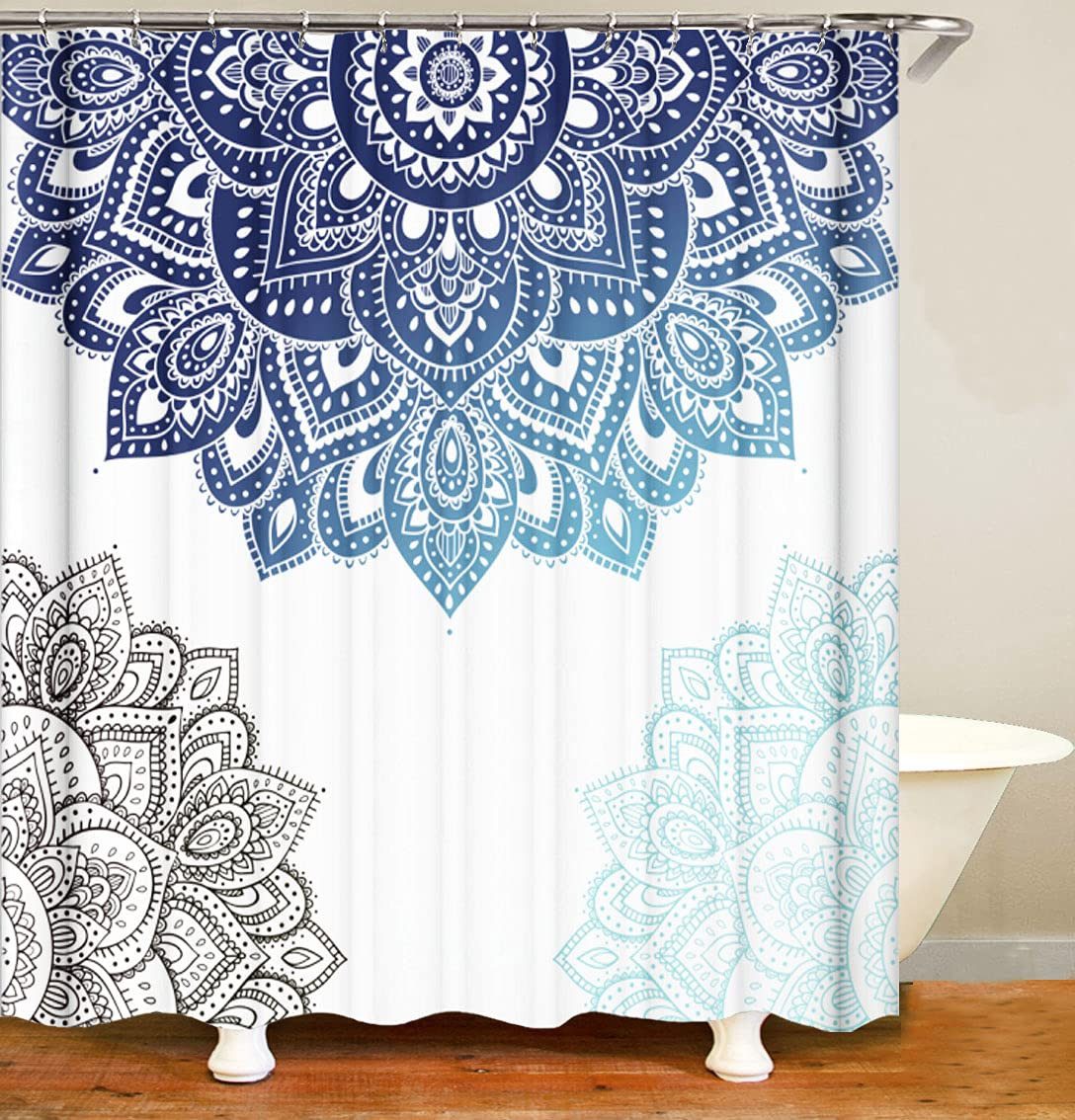 M&W DAS DESIGN Duschvorhang 180x200 Shower curtains Anti schimmel Waschbar günstig online kaufen
