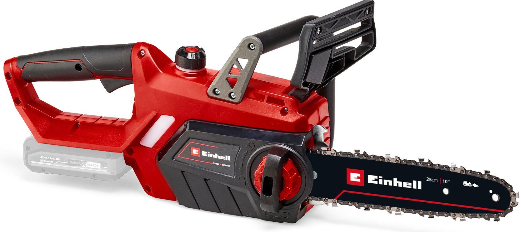 Einhell Akku-Kettensäge GE-LC 18/25 Li-Solo, 25 cm Schwertlänge, ohne Akku und Ladegerät