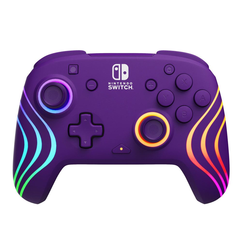 Nintendo Switch Lila Afterglow Wave Wireless Controller Switch-Controller