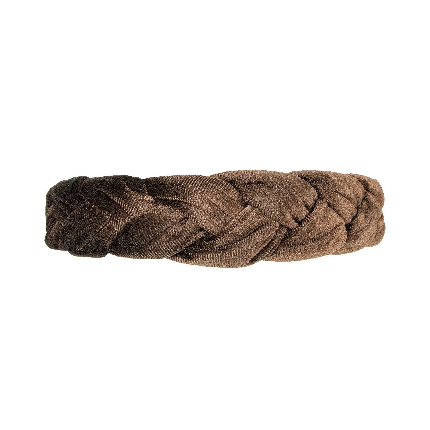 Trachtenland Diadem Flecht Haarreif 'Samira' aus Samt, Haarschmuck