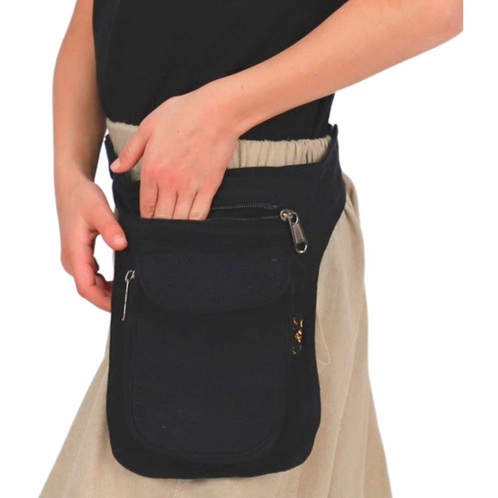 KUNST UND MAGIE Bauchtasche Kinder Schulter Bauchtasche Gürteltasche Bauchgurt Hippie Psy Sidebag