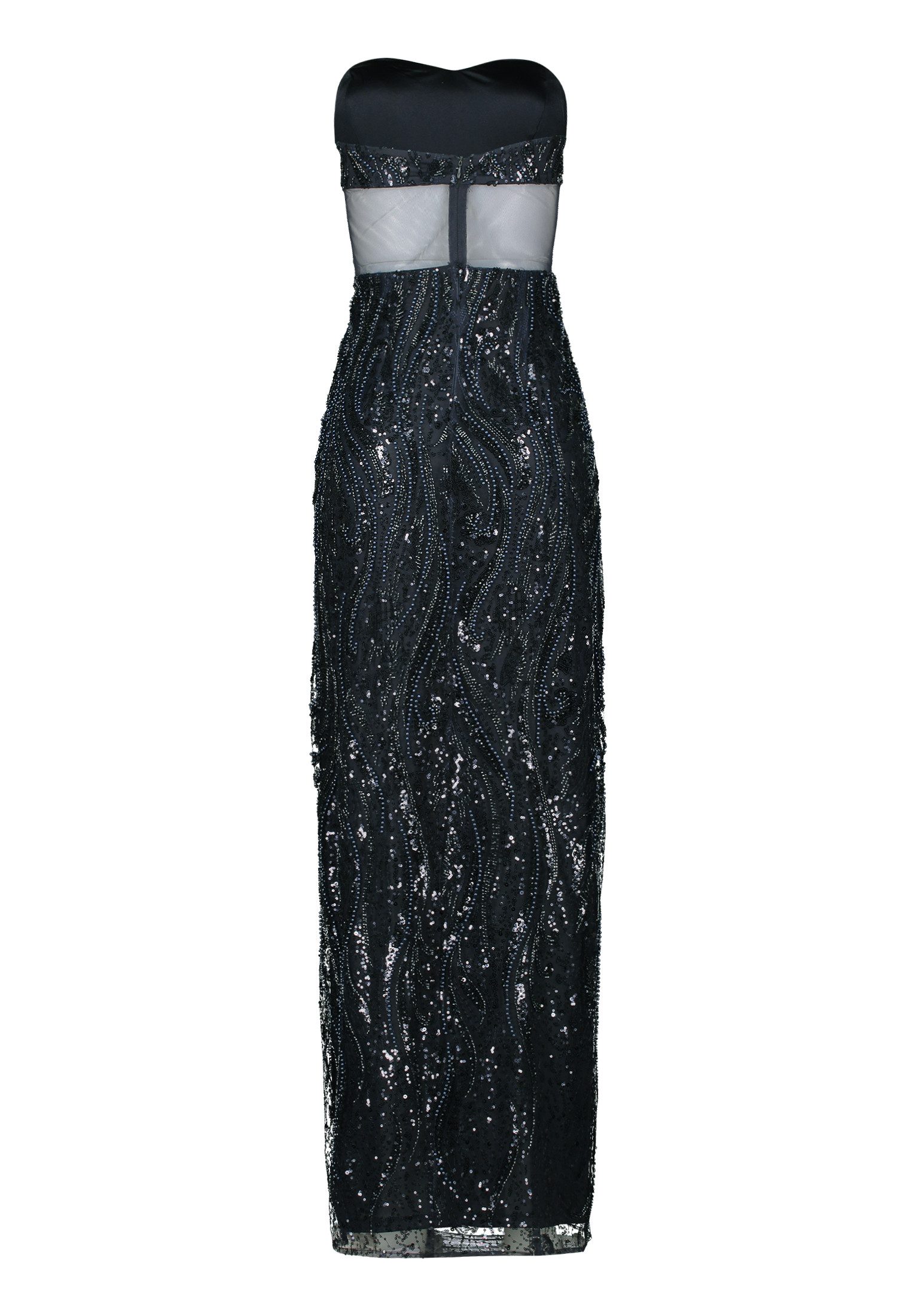 Vera Mont Abendkleid Damen mit Pailletten Cut-Outs