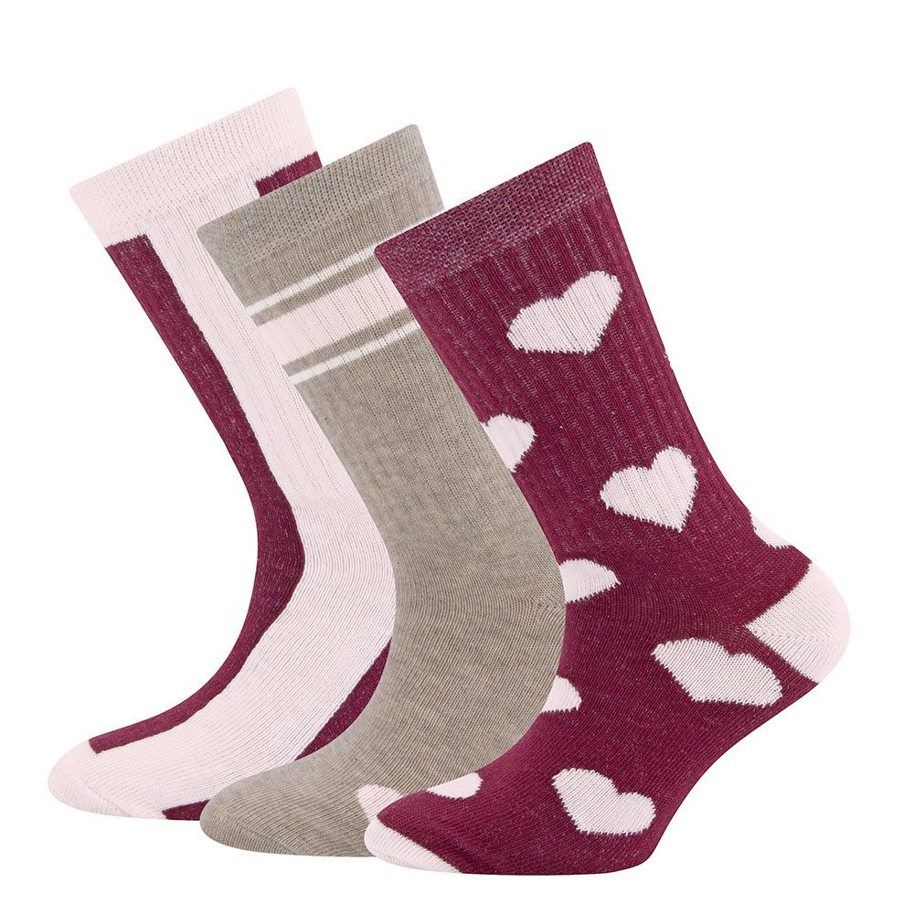 Ewers Носки Носки 3er Pack Herzen/Streifen (3-Paar)