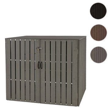 MCW Mülltonnenbox MCW-J28-XL2-4 (2 St), Erweiterbar, Abschließbare Tür, Mit Türgriff zum bequemen Öffnen