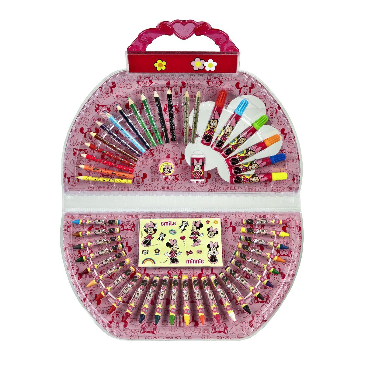 Disney Kreativset Disney Minnie Mouse Malset Farbset Zeichnungsbox