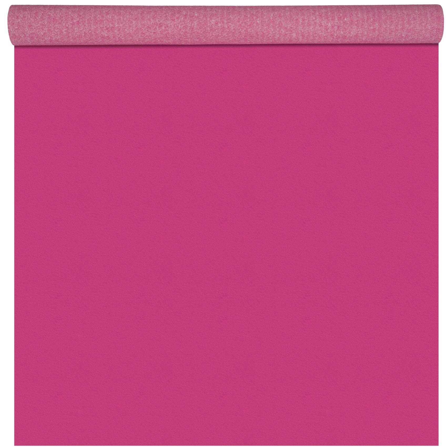 ANRO Teppich AXEL Event- Messeteppich Meterware Läufer BFl-S1, eckig, Höhe: 3 mm, schwer entfalmmbar Läufer von der Rolle 1st=0,5m Uni-Einfarbig Magenta