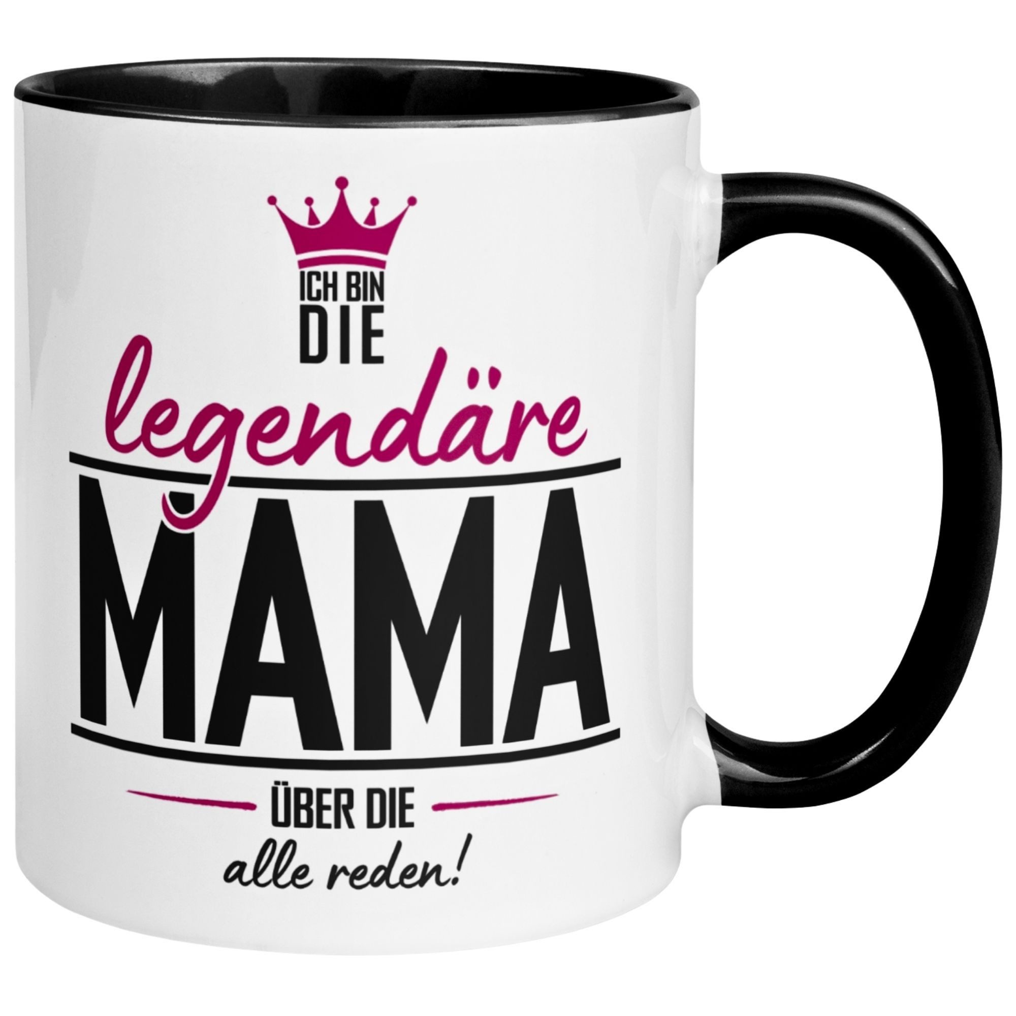 Momentals Tasse Mama – „Ich bin die legendäre“ – Beste Mama Geschenk Becher Muttertag, Gratis Versand · Links-&Rechtshänder · Spülmaschinenfest