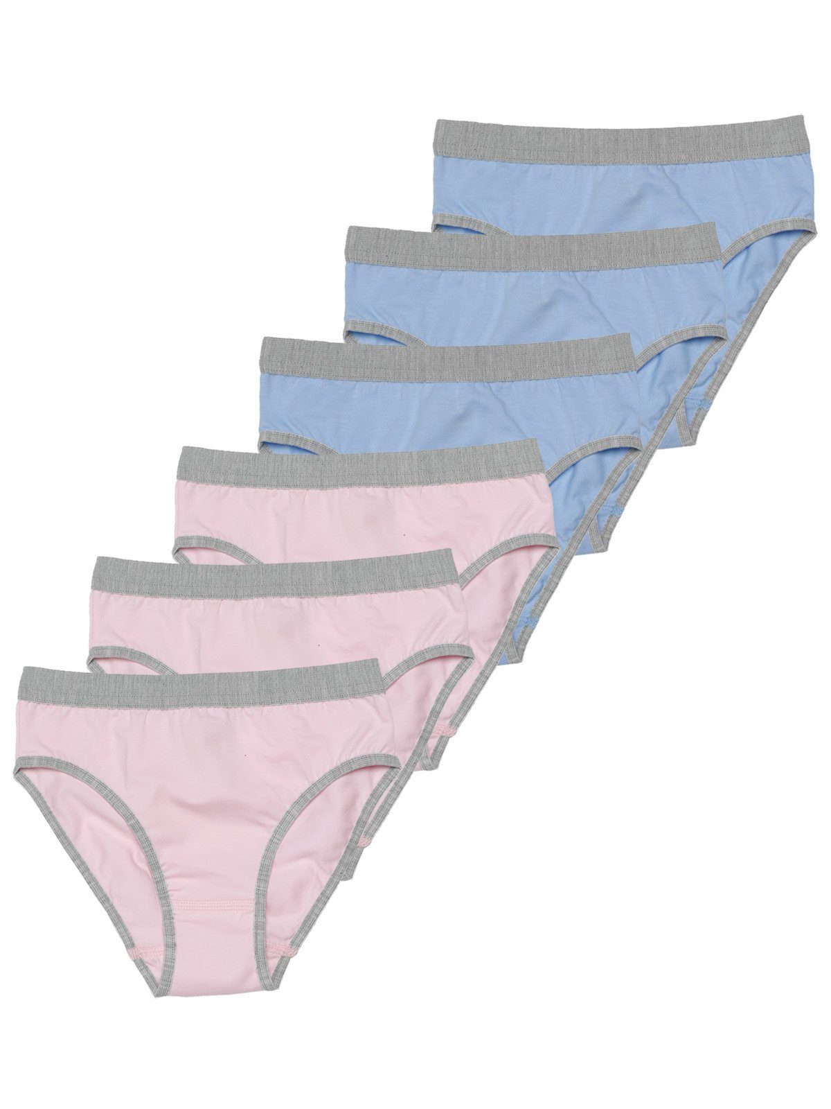Slip helles bleu Single Sparpack Sweety Kids (Spar-Set, Slip 6er Markenqualität 6-St) Jersey rosa for Mädchen hohe