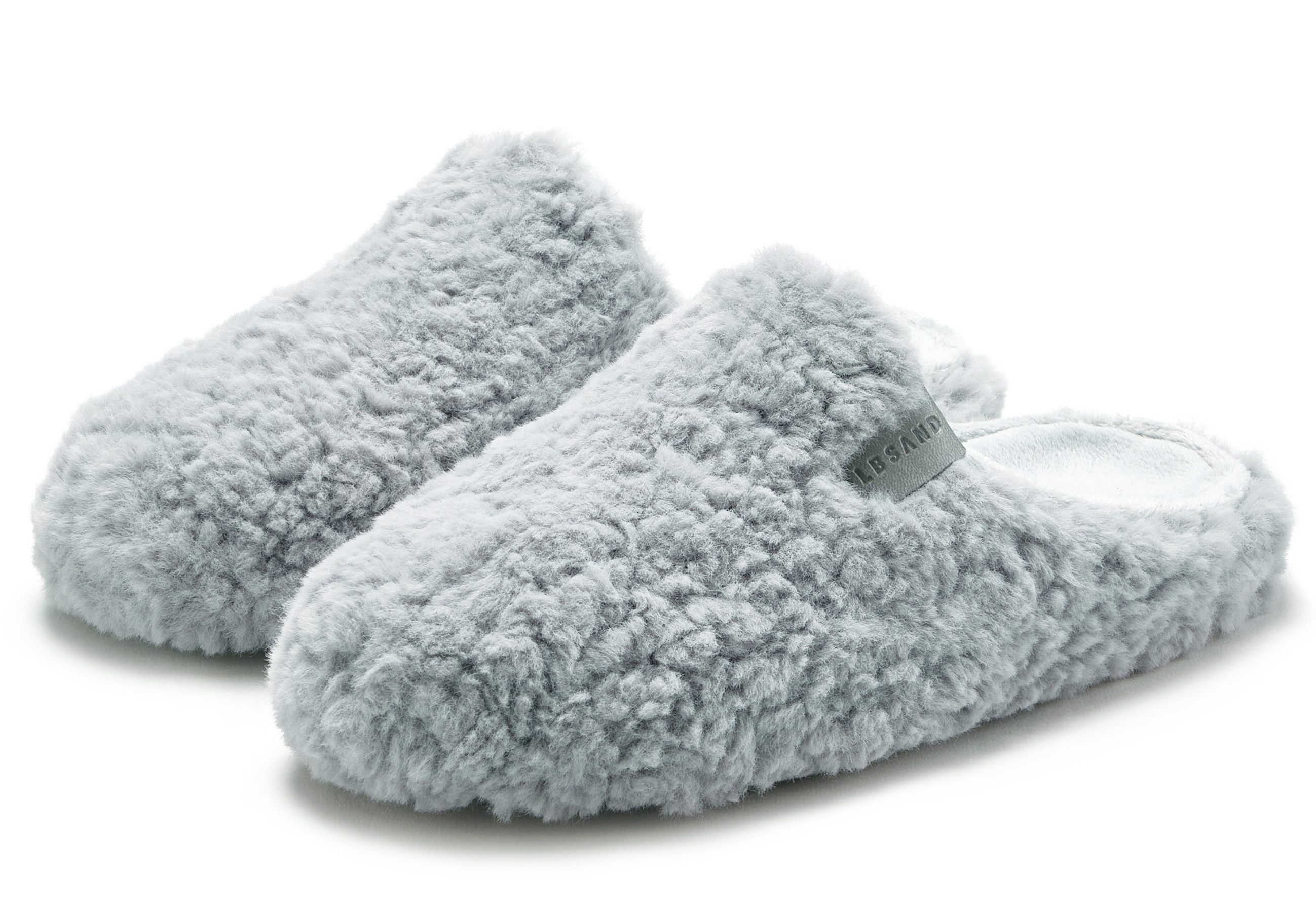 Elbsand Hausschuh, Pantoffel, Mule Pantolette mit kuscheligem Fellimitat günstig online kaufen