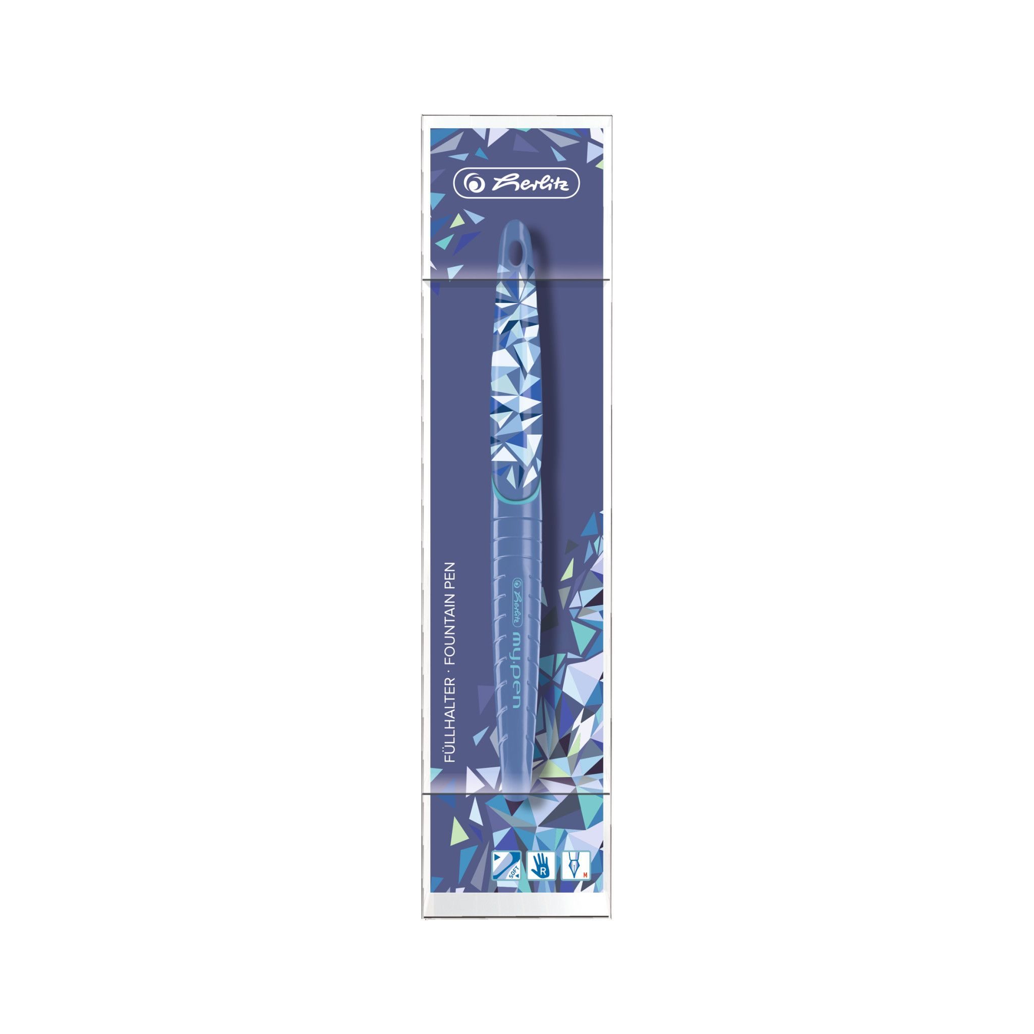 Herlitz Füller Herlitz FH my.pen M-Fed.wild blue