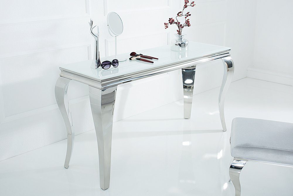 riess-ambiente Konsolentisch MODERN BAROCK 145cm weiß / silber (Einzelartik günstig online kaufen