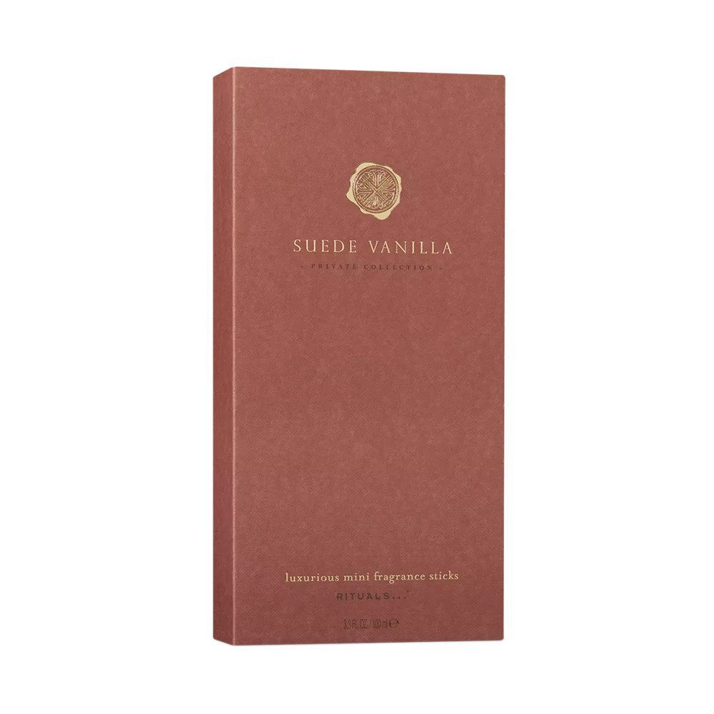 Rituals Raumduft Suede Vanilla Mini Duftstäbchen – Warmer Vanilleduft (Mini-Duftstäbchen mit Vanille & Kardamom für langanhaltenden Raumduft, 1-St)