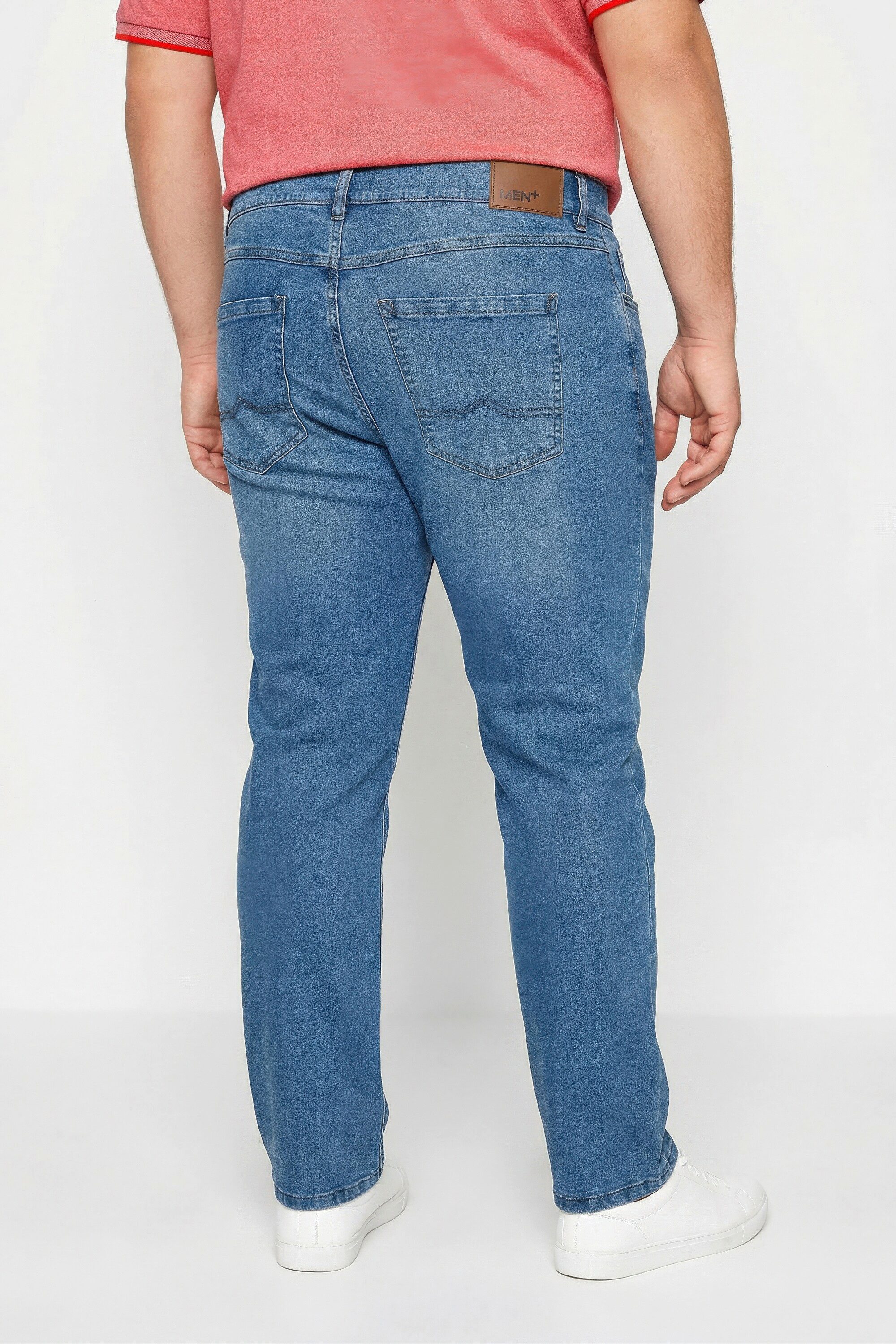 Men Plus 5-Pocket-Jeans Jeans FLEXLASTIC® Denim. 5-Pocket Straight Fit