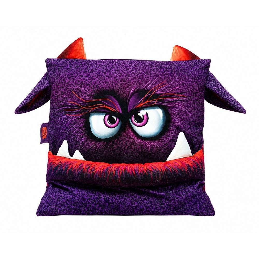 Swafing Stoff - Kissenpanel Monsta Pillows by Thorsten Berger - lila