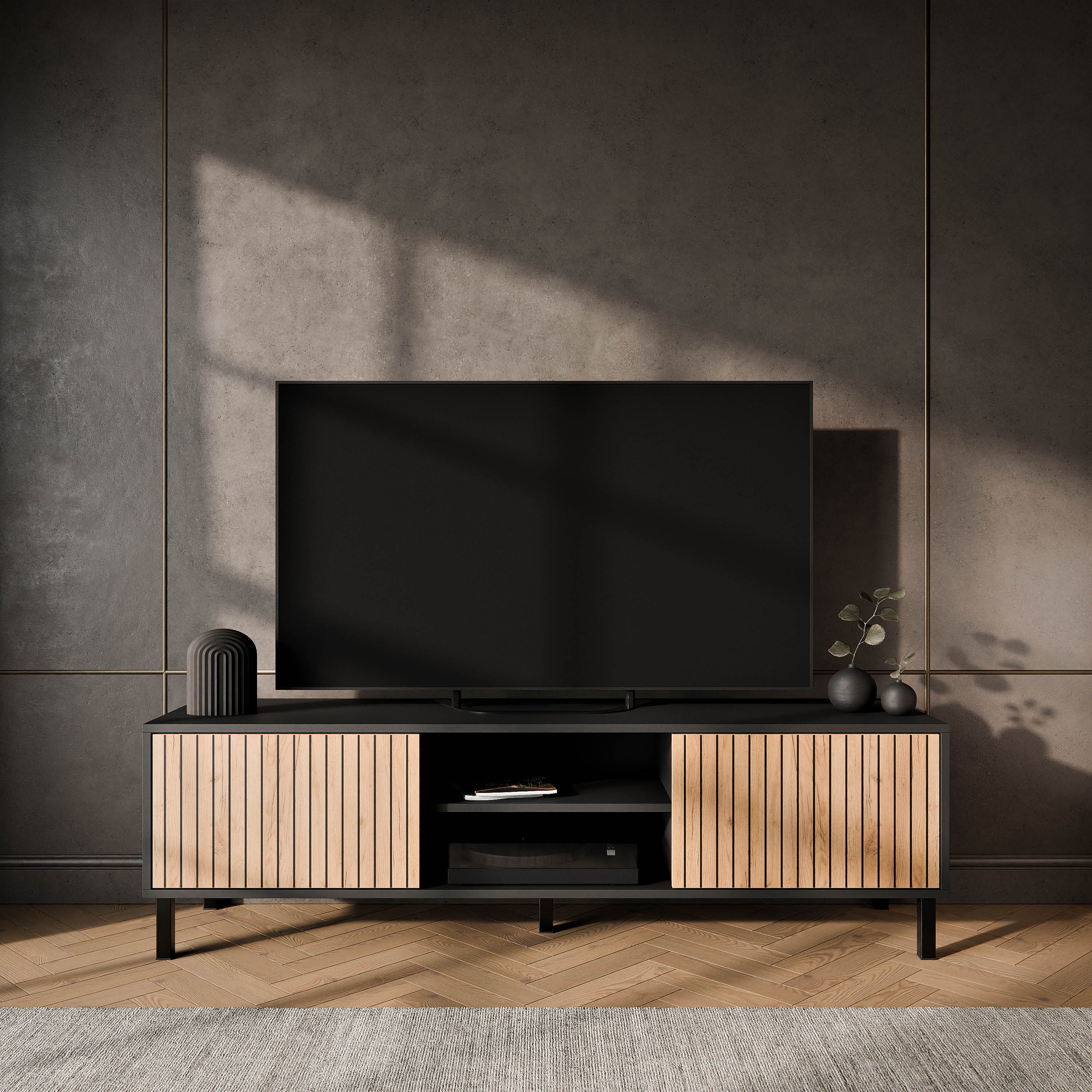 Planetmöbel TV-Board LIORA TV-Schrank 150 cm (TV-Schrank für Wohnzimmer, st günstig online kaufen